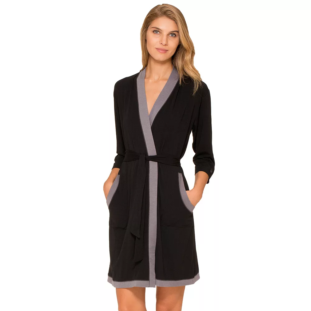 Women's Cuddl Duds® Pajamas: Essentials Wrap Robe 1 Women's Cuddl Duds® Pajamas: Essentials Wrap Robe