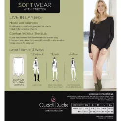 Women’s Cuddl Duds® Softwear With Stretch Long Sleeve Bodysuit -fashion 3672236 ALT99