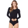 Women’s Cuddl Duds® Softwear With Stretch Long Sleeve Bodysuit