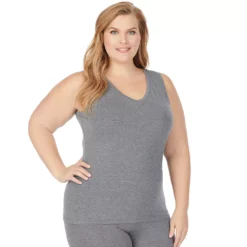 Plus Size Cuddl Duds® Soft Wear With Stretch Reversible Tank -fashion 3853278 ALT2