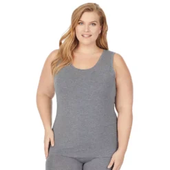 Plus Size Cuddl Duds® Soft Wear With Stretch Reversible Tank