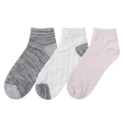 Women's Cuddl Duds® Everyday 3-Pack Low Cut Socks -fashion 4143260 ALT5