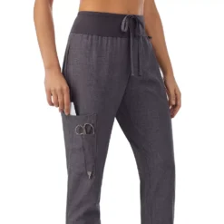 Women's Cuddl Duds® Scrubs Jogger Pants With 3 Pockets -fashion 4320431 ALT4