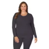 Plus Size Cuddl Duds® Under Scrubs Crewneck Top