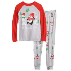 Boys 4-14 Jammies For Your Families® Penguin & Friends Raglan Pajama Set By Cuddl Duds®