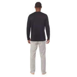 Men's Cuddl Duds® Far-Infrared Enhance Pajama Crewneck Tee -fashion 4988687 ALT4