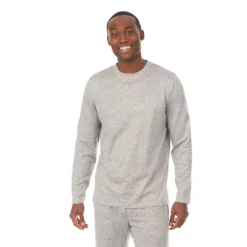 Men's Cuddl Duds® Far-Infrared Enhance Pajama Crewneck Tee