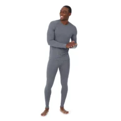Men's Climatesmart® By Cuddl Duds Lightweight ModalCore Performance Base Layer Crew Top -fashion 5027552 ALT2