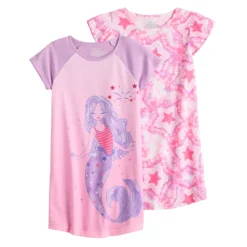 Girls 4-16 Cuddl Duds® 2-Pack Nightgowns Set