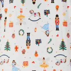 Plus Size Cuddl Duds® Velour Fleece V-Neck Pajama Top And Banded Bottom Pajama Pants Sleep Set -fashion 5588942 ALT3