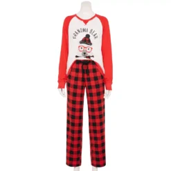 Women's Jammies For Your Families® Beary Cool "Grandma Bear" Pajama Set By Cuddl Duds® -fashion 5601561 ALT3