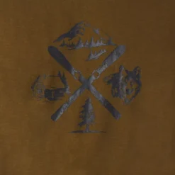 Mens Cuddl Duds Men's Cuddl Duds® Graphic Tee Classic Pajama Set -fashion 5608709 ALT4