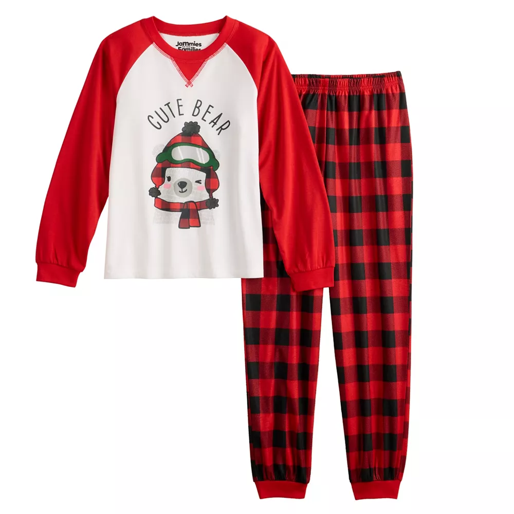 Girls 4-18 Jammies For Your Families® Beary Cool "Cute Bear" Pajama Set By Cuddl Duds® 1 Girls 4-18 Jammies For Your Families® Beary Cool "Cute Bear" Pajama Set By Cuddl Duds®