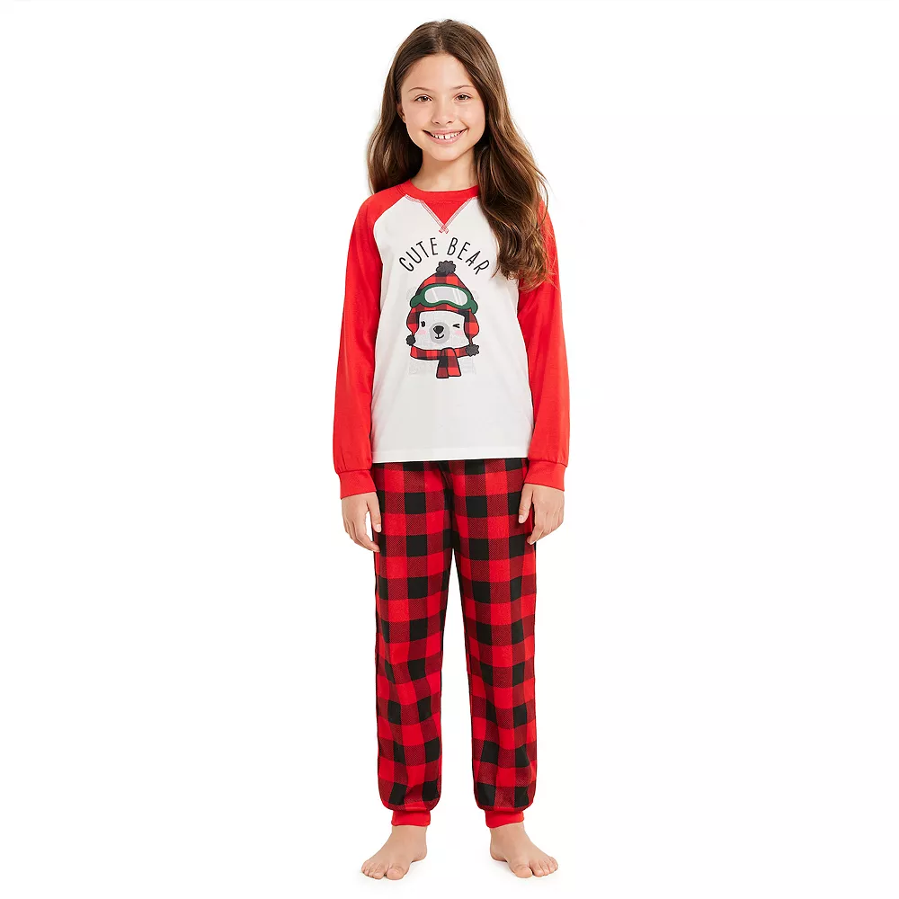 Girls 4-18 Jammies For Your Families® Beary Cool "Cute Bear" Pajama Set By Cuddl Duds® 2 Girls 4-18 Jammies For Your Families® Beary Cool "Cute Bear" Pajama Set By Cuddl Duds® - Image 2