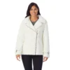 Women's Cuddl Duds Fleece Faux-Fur Moto Jacket