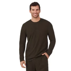 Men's Cuddl Duds® Midweight Waffle Thermal Relaxed-Fit Top