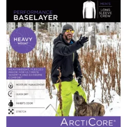 Men's Cuddl Duds® Heavyweight ArctiCore Performance Baselayer Crew Top -fashion 5647781 ALT99