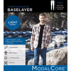 Men's Cuddl Duds® Lightweight ModalCore Performance Baselayer Pants -fashion 5647788 ALT99