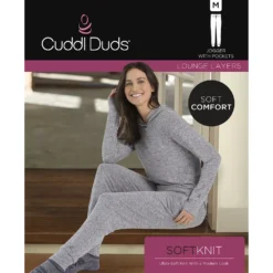 Women's Cuddl Duds® Soft Knit Joggers -fashion 5668725 ALT98