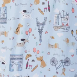 Women's Cuddl Duds® Cozy Short Sleeve Pajama Shirt & Wide Leg Cropped Pajama Pants Sleep Set -fashion 5669593 ALT4