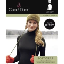 Women's Cuddl Duds® Softwear With Stretch Long Sleeve Turtleneck -fashion 5671465 ALT98