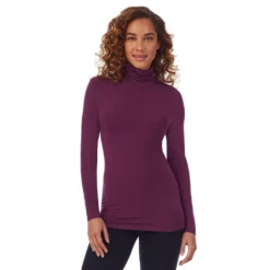 Women's Cuddl Duds® Softwear With Stretch Long Sleeve Turtleneck