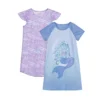 Girls 4-12 Cuddl Duds Nightgowns 2-Pack