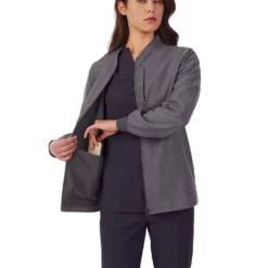 Women's Cuddl Duds® Scrubs 5-Pocket Lined Jacket -fashion 5737165 ALT2