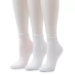 Women's Cuddl Duds® Everyday 3-Pack Ankle Socks