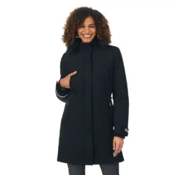 Women's Cuddl Duds Faux-Fur Hood Parka Coat -fashion 6036415 ALT2