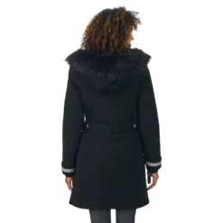 Women's Cuddl Duds Faux-Fur Hood Parka Coat -fashion 6036415 ALT3