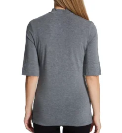 Cuddl Duds Softwear With Stretch Elbow Sleeve Mock Neck Top 3526116 -fashion cuddl duds cudd01 3526116 bs