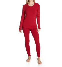 Cuddl Duds Cottonwear Long Sleeve Scoop Neck Top 8324713 -fashion cuddl duds cudd01 8324713 cs3