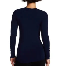 Cuddl Duds Softwear With Stretch Long Sleeve Crew Neck Shirt 8419616 -fashion cuddl duds cudd01 8419616 bs