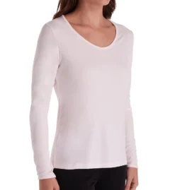 Cuddl Duds Climatesmart Long Sleeve V-Neck Shirt 8519641